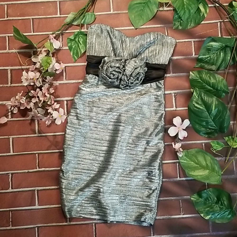 Retro glam club dress, sz small, stretchy & sexy